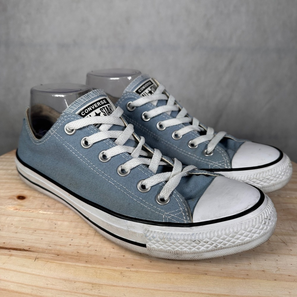 Converse All Star Low Top Women Size 10 Blue Good Canvas Sneakers M9696 - Picture 4 of 16